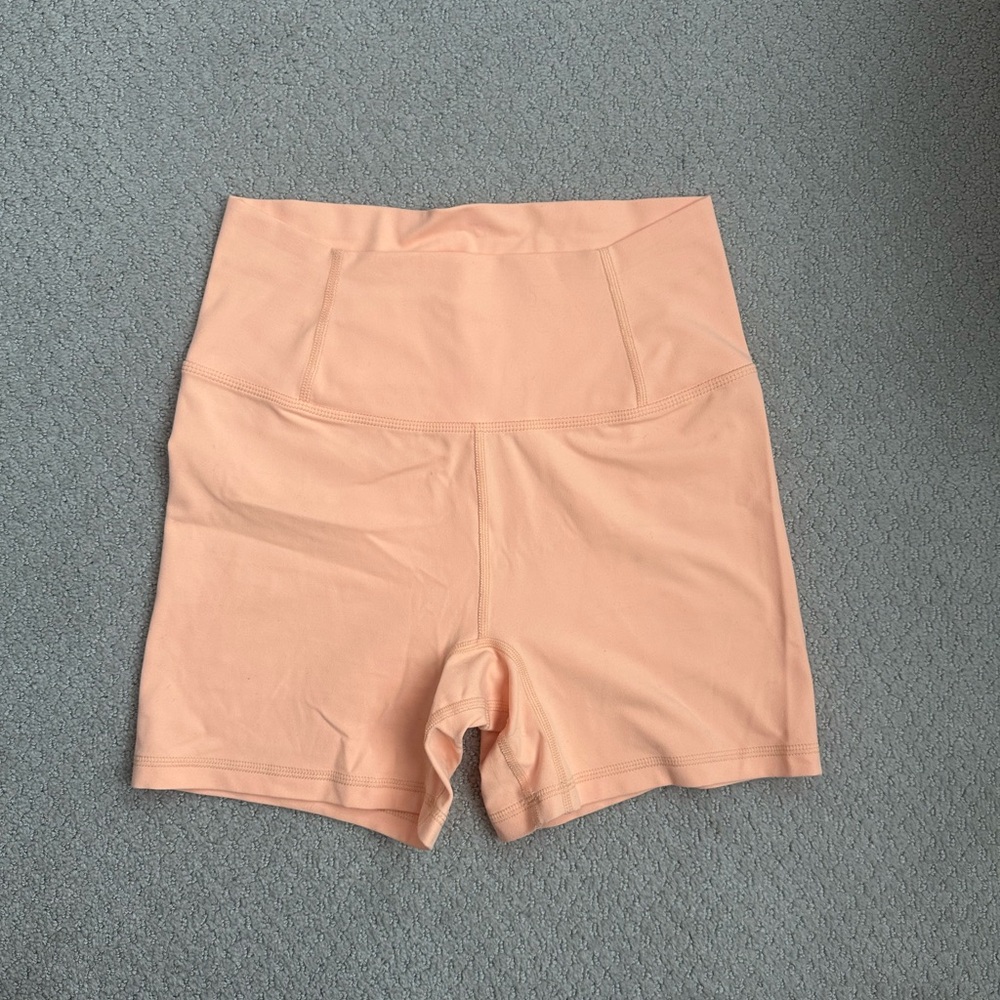 FP Movement Never Better High-Waisted Bike Shorts - Clementine